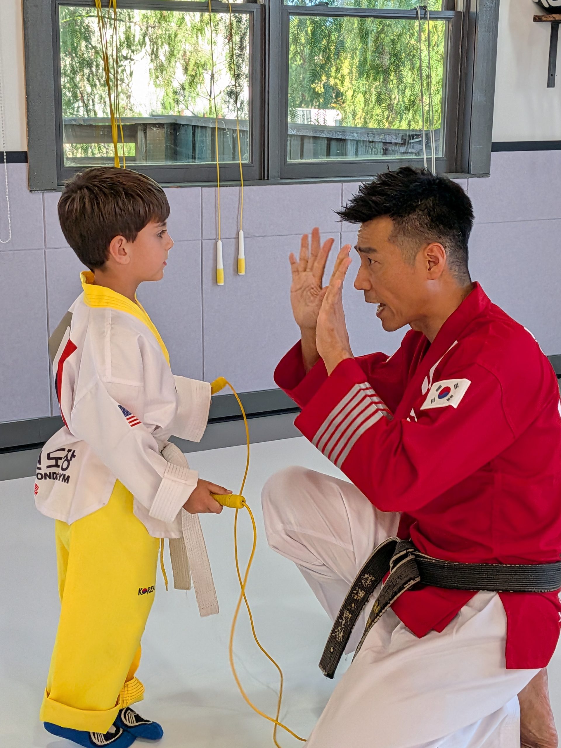 preschool taekwondo class at HYO Martial Arts in Temecula