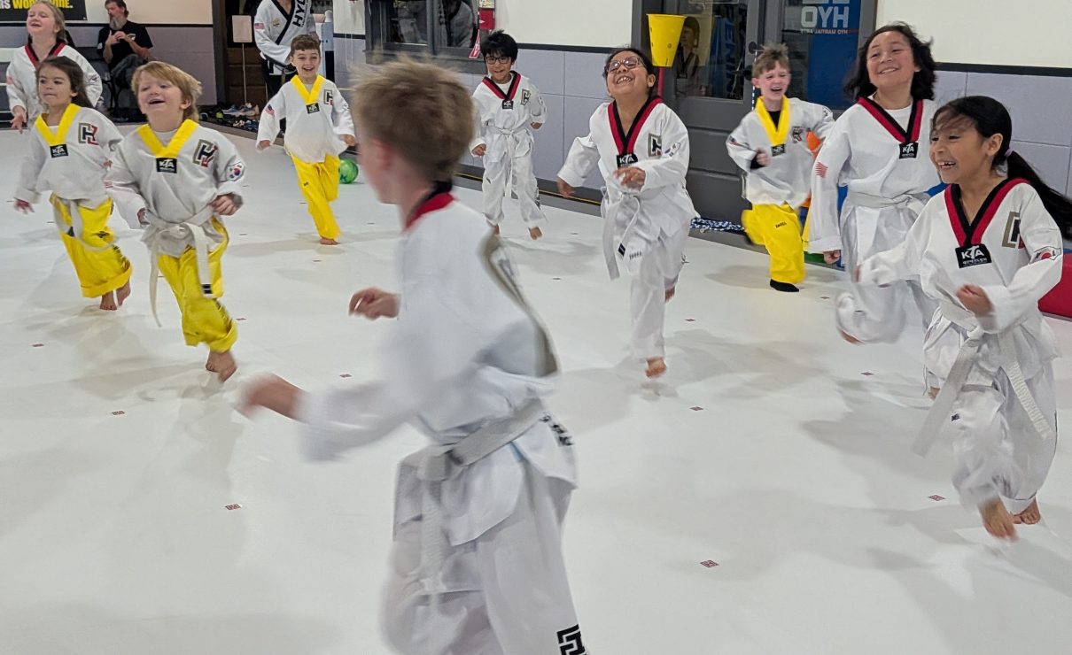 kids taekwondo class at HYO Martial Arts in Temecula and Murrieta