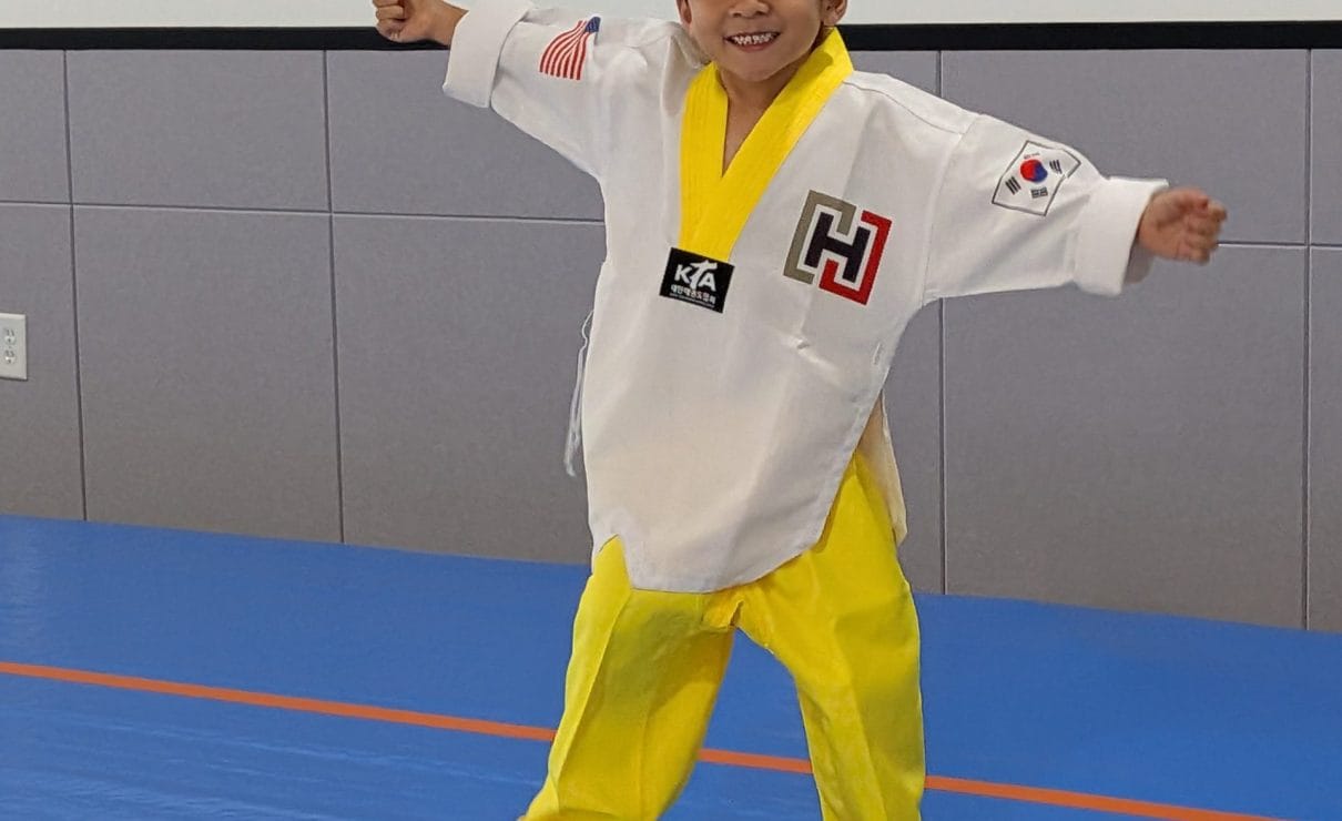 Children developing confidence, leadership, and character through Taekwondo training at HYO Martial Arts in Vail Headquarters serving Temecula and Murrieta California